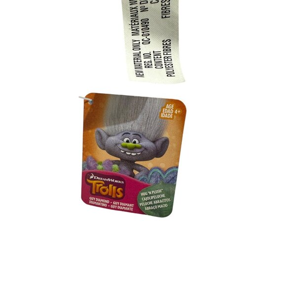 Dreamworks Troll Guy Diamond Plush Stuffed Animal Toy 12" with Tag - Picture 4 of 5